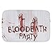 Produktbild Prevently Halloween-Matte,Blutspur Fuß Badematte Tür Matte Scary Horror Stil Halloween Dekoration Heißer Non Slip Soft Bereich Teppich Schlafzimmer Esszimmer Teppich 40 X 60cm