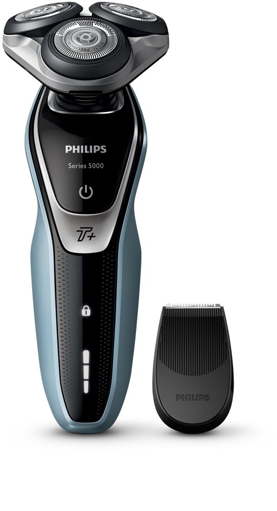 Philips-S553006-Serie-5000-Wet-and-Dry-Afeitadora-elctrica-para-hombre-enchufe-de-bao-de-2-pines
