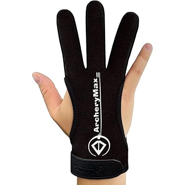 Protège-doigts Pour Tir à L'arc - En Cuir Marron Avec Protection ABS - Double Protection Pour Index Et Majeur - Accessoire De Sécurité Pour Archers