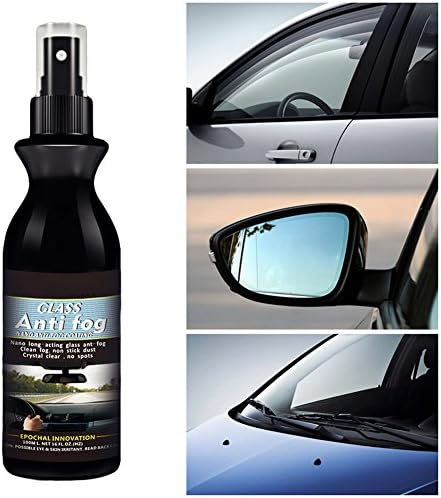 Glass Antifoggant Winter Car Rearview Mirror Window Defogger Interior Windshield Antifogging Agent Antifoggant Glass Defogging Agent Window Glass Defogger 100ML
