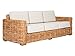 Produktbild massivum Sofa Mancu 215x75x87 cm Rattan natur lackiert