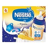 No contiene aceite de palma NESTLÉ Leche y Cereales Pijama - Alimento Para bebés - Paquete de 2 unidades de 250ml