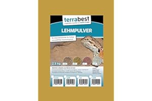 ‎JOSSIS Terrabest Lehmpulver - gelb 2,5kg zum mischen von Terrariensand Naturlehm