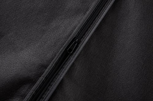 hangermaster Kleid/Mantel Kleidersack 137 cm (137,2 cm) schwarz atmungsaktiv Schutzhülle & Tasche – 3 Pack - 4