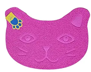 A+a Pets Cat Anti Skid Silicon Mat for Pet (Hot Pink), Hot Pink, Medium, 220 g