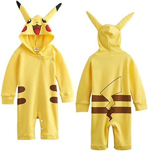 Pikachu Pokemon Game Baby Toddler Boy Romper Party Play Outfit (18-24 Months)