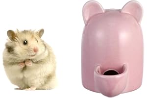 Balacoo Hamster Wasserflasche Meerschweinchen Trinknapf Feeder Flasche Keramik Stille Automatische Tränke für Kleine Haustiere Vogeligel Chinchilla Frettchen - 100Ml
