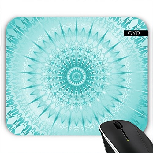 Mousepad - Türkis Metallic Mandala by Nina Baydur