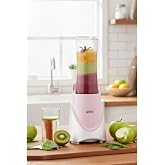 خلاط العصائر المحمول Sinbo SHB-7508 Pink Shake Take One | 300 واط | زجاجة رياضية سعة 570 مل - خلاط بشفرة فولاذية