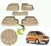 Auto Hub 4D Premium Car Mats For TATA Tiago - Beige RS.899.00