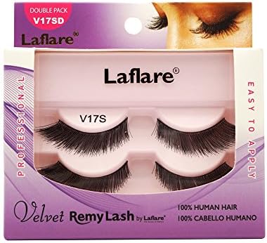 LAFLARE Velvet Remy Lash Double Pack - V17SD