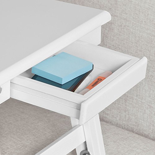 Betttisch, Laptoptisch, Klapptisch aus Holz, FBT02-W, weiß - 7