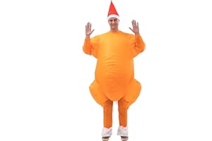 Arokibui Inflatable Christmas Costume - Blow Up Suit for Halloween, Festivals & Carnivals