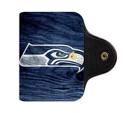 Preisvergleich Produktbild Seattle Seahawks Custom Leather Card Holder