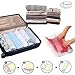Produktbild HOMCA 5 Stück Rolling by hand Reise Vakuumbeutel Aufbewahrungsbeutel ideal für Reise, Kleidung, Decken und Handtücher, keine Pumpe benötigt