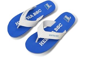 ‎HERTHA BSC Hertha BSC Zehensandalen blau-weiß Badeschuhe Unisex Badeschlappen Flip-Flop