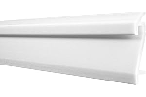 MARBET DESIGN 2 Mètres LED Plinthe Stuc Intérieur Plinthe Berliner Socle 109x22mm,HF-3