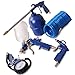 Produktbild 5 Stück Air Kompressor Tool Kit - Beinhaltet Gravity FED-Spray Gun, Paraffin, Reifenfüller, Blasrohr und 5 Meter gewickelten Schlauch
