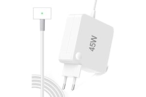 Cluvox Chargeur pour Mac-Book Air,Mac Book T-Tip 45W Adaptateur Secteur Compatible avec 11 et 13 Pouces (2012-2017),Chargeur pour Les Modèles A1435,A1436,A1465,A1466,etc