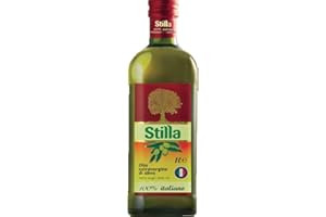 AMANTI TASTE AND PASSION Olio Extravergine d'Oliva 100% Italiano | Stilla | Alta Qualità | Cilento Piana del Sele | Confezione 6 Bottiglie 1L | Estratto a Freddo