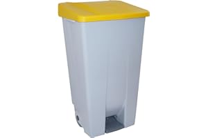 Denox Conteneur Sélectif, 120 L, Jaune