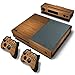 Produktbild Stillshine Xbox ONE Skin Design Folie Aufkleber für Konsole + 2 Controller Skins + Kamera Sticker Set (Holz Braun)