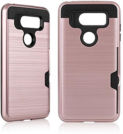 LG V30 Non-Slip Case Zapro Deutschland – Quality Controlled with a compartment for storing Cards | Metal Look | Anti-scratch | Robust | Stylish Designs | Various Colours
