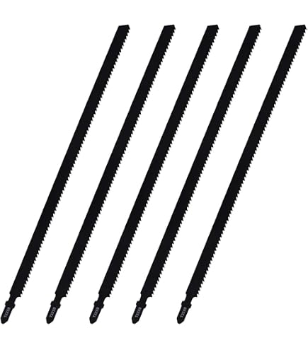 5 Lame Per Seghetto Alternativo HCS T744D – 180 Mm, 6TPI, Per Legno Duro, Compensato E Truciolato, Codolo A T