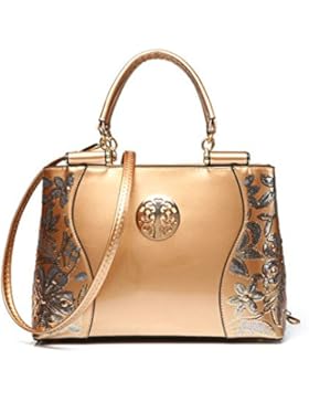 OUMIZHI® Frauen Beutel Sequin Ketten Luxus Leder Handtasche Taschentasche