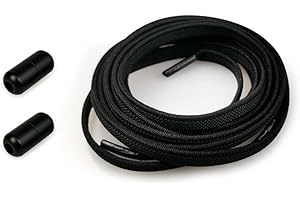 Polly Online Elastic No Tie Shoelaces with Metal Buckes One Size Fits All Adult and Kids Shoes