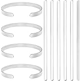 Braccialetti In Pelle Vuoti Regolabili - 16 Pezzi 8 Colori Per DIY - Foto 10