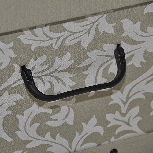 XXL Dekokarton mit modernem Muster „Barock Blumen Provence“ – Tolles Motiv, passt in jeden Haushalt! Edel und hochwertig! Mit Griffen zum Tragen und XXL Volumen! - 3