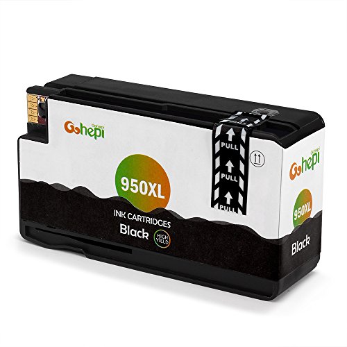 Gohepi 950XL/951XL Kompatibel für Druckerpatronen HP 950XL 951XL, 2 Schwarz/Blau/Rot/Gelb 5er-Pack Arbeiten mit HP Officejet Pro 8620 8610 8600 Plus 276dw 8100 8615 251dw 8625 8660 8640 8630 Patronen - 4