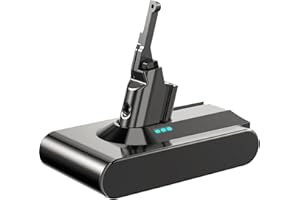 NexEnercell V8 Battery Replacement Compatible with Dyson V8, 6000mAh Battery for V8Animal Absolute Motorhead Fluffy SV10 Vacuum Cleaners