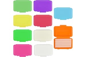 Cozlly 10 Boxes Dental Wax for Braces, Orthodontic Wax, Dental Braces Wax with Fruit Smell for Brace Wearers Gum Protection Oral Care (50pcs)