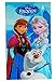Produktbild Badetuch - " Disney FROZEN " - die Eiskönigin - 70 cm * 140 cm Handtuch - Strandtuch - 100 % Baumwolle - Mädchen 70x140 für Kinder - Erwachsene Badehandtuch - völlig unverfroren Prinzessin Elsa Anna Arendelle - Olaf