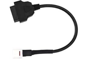 ARAMOX Cavo scanner adattatore obd2, da 4 pin a OBD2 Lettore codici di errore Cavo diagnostico scanner per moto per cavo diagnostico moto