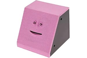 Youngine Moneta della banca della banca della novità che mangia il risparmio Banca dei soldi di risparmio della raccolta della banca Piggy (Mattone rosa)