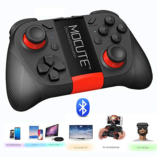 Preisvergleich Produktbild MOCUTE Wireless Bluetooth Gamepad Mobile Joypad Android iOS Joystick Fernbedienung wiederaufladbar für Xbox Smartphone Tablet PC TV Box