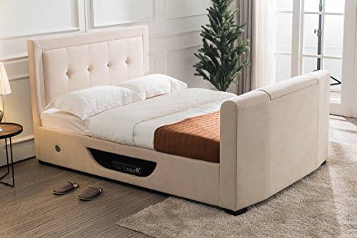 Flair Furnishings Juliet Side Lift Ottoman TV Bed-Kingsize