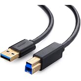 Ugreen 10372 2m USB A USB B plug black - USB A USB B 3.0 (3.1 Gen 1), black