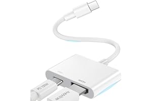 OBLLEMN USB-C-auf-HDMI-Adapter, USB C auf HDMI 4K 60Hz, Typ-C Adapter mit 100W Aufladen, Adapter für iPhone 16, 15, MacBook Pro Air, iPad Pro, HDTV, Projector