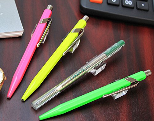 CARAN d’ACHE – Kugelschreiber 849 aus Metall – Fluo Rosa - 5