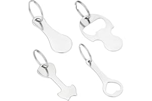 LONSVTTU Chiave per Carrello della Spesa in Acciaio Inox,4 Pezzi Chiave Carrello Spesa Rimovibile Universale,Gettone per Carrello della Spesa Rimovibile, Sgancia I Carrelli Senza Bisogno di Monete o Gettoni