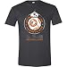 Produktbild Star Wars VII: The Force Awakens - BB-8 Astromech Droid Herren T-Shirt - Grau - Größe Medium