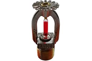 SUCHUANGUANG 1 Paquete de 1.57''x2.76 '' Rociador automático contra Incendios Certificación FM/UL K80 Respuesta rápida 68 ℃ Rociador contra Incendios Rociador contra Incendios