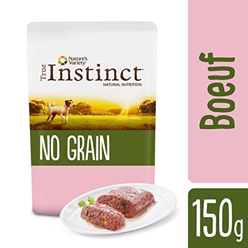 True-Instinct-No-Grain-Mini-Adult-Pack-DE-8-Pts-Buf-aux-Lgumes-pour-Chien-150-g
