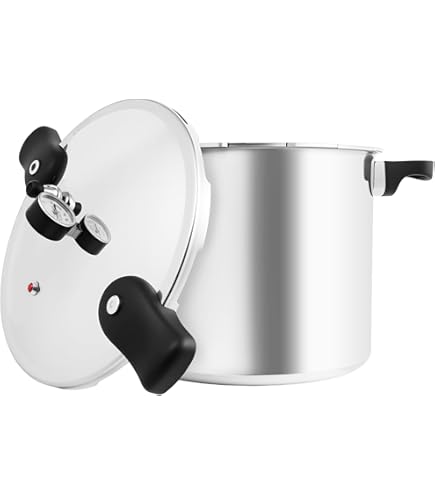 Snelkookpan, liter, snelkookpan, snelkookpan, stoomkoker, aluminium, 90 kPa, 22 l, stoom, keuken, grote capaciteit, inkookpan, keuken, stoomdruk