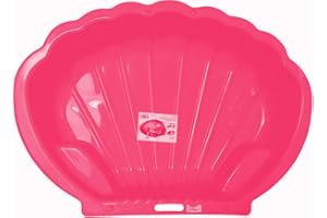 THORBERG Sandbox Sandkasten Sandmuschel Muschel Wasser Planschbecken groß 108x79cm XL, 5 Farben! (1x rosa)