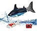 Price comparison product image Playtech Logic RC Remote Control Robot Fish Kids Bath Toys, Lifelike Floating Swimming Action - Girls Boys Rechargeable Robo Shark Aquatic Fish Tank Toy for Childrens Bath Time - Great White 27Mhz